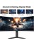 Monitör 34E6UC 34 Inç, 165Hz/, Uwqhd, 3440 * 1440, 1ms, Adaptive Sync, Monitörler, Gaming, Hdmı2.1 * 2, Dp1.4 * 1, Eğilmek,-5~20°/-15~15°, Yukarı ve Aşağı, VESA，HDR400, 75 * 75MM, Siyah 3