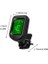 LCD Ekran, Dijital Klipsli Tonlu Tuner, 3 V Düğme Pil, Klipsli Tuner, Bas, Keman, Gitar/bas/keman/ukulele Için Akort Cihazı, Kromatik Akort Modları 5
