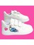 Mavi Lilok Baskılı Kız Çocuk Spor Ayakkabı Sneaker 1