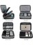 Travel Cable Organizer Bag, 3 Layer X-Large Capacity Electronics Accessories Cord Storage Case Bag For Cables, Sd Card,chargers, Power Bank, Cellphone,tablet(10.2")-Black 2