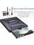 5in1 Harici USB 3.0 ve Type-C Dvd-Rom Dvd-Rw Optik Sürücü, USB ve Type C Kablolu, Pc, Tablet, DVD Player, Çizgili Metal Tasarım Ultra Slim CD Rom Okuyucu CV250 2
