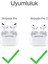 Airpods Pro ve Airpods Pro 2 Için Kulağa Tam Oturan ve Kulaktan Düşmeyen Ses Izolasyonu Sağlayarak Sesleri Güçlendiren Silikon Kulaklık Ucu Seti(Hepsi Aynı Ölçüde 3'lü Set) (S) 4