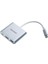 3in1 Usb3.1 Type C Erkek - USB 3.0 / HDMI Dönüştürücü (4k UHD 60Hz) / USB 3.1 Type C Şarj Dönüştürücü (DK-AC-U31X32) 1