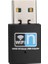 USB Wifi Adaptörü, Kablosuz Lan Ağ Kartı Adaptörü USB 2.0 Dongle Masa Üstü Dizüstü Bilgisayar Windows 10 8 7 Xp Mac Os Için (WINDOWS10 Için Tak ve Çalıştır) 1