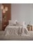 Punç Işi Çift Kişilik Yatak Örtüsü Seti (Bej) 2