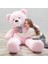 120 cm Papyonlu Sevimli Ayı - Sevgiliye Özel Hediye Pembe 2