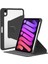 Ipad Mini 7 2024 ile Uyumlu Kapak Kalem Bölmeli 360 Dönebilen Kapaklı Kılıf, Siyah 1