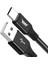 BL71 USB To Type-C 2.4A 1.2m Örgülü Data ve Şarj Kablosu (Siyah) 3