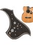 Gitar Için Pickguard | Yaylı Enstrüman Çizilmez Çıkartma - Enstrüman Bakımı Için Yüksek Mukavemetli Koruyucu Akustik Gitar Pickguard Çıkartmaları 1