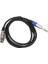 6.35MM 1/4 Inç Trs - Xlr Erkek - Dişi Kablo 3 Pin Dişi Tak Stereo Mikrofon Kablosu Kablosu (6 Ft) 4