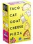 Orange | Taco Kedi Keçi Peynirli Pizza | Kart Oyunu | Yaş 8+ | 2-8 Oyuncu | 10-30 Dakika Oynama Süresi 1
