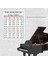 Piyano Akorları Sekme Diyagramı 88 Tuş Tablosu Acemi Parmak Alıştırması Müzik Aleti Aksesuarları 2