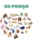 Mıknatıslı 30 Parça Hayvanlar ve 26 Parça Sebze Meyveler Eğitici Set Magnet 4