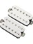 Alnico 2 Humbucker Pickup Hba2 Elektro Gitar Humbucker Boyun ve Köprü Pikap Seti, Beyaz 3