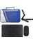 Lenovo Tab M10 Plus 3. Nesil TB128FU 10.6'' Uyumlu Tablet Çanta+Türkçe Bluetooth Klavye +Mouse+ Standı AL4383 Lacivert 1