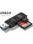 Wlue 2'si 1 Arada USB 3.0 Micro Sd/tf Kart Okuyucu, Veri Aktarım Adaptörü 2