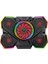 S47 Coolflow 5 Adet Kırmızı LED Fan 1 USB 7 Farklı Kademe Ayarı 10 17.3 Notebook Soğutucu Stand 2