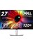 Ultrasharp Monitör 27 Inç 2560X1440 Qhd, IPS Black Technology 16:9 5ms 120Hz 2xdp HDMI Type-C Antı-Glare Heıght Tılt Swıvel Pıvot Vesa, U2724D 1