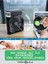Vantilatör Mini Fan 5 Spreyli Su Püskürtmeli 600 ml Buhar Makinesi Nemlendirici Mini Klima Rgb 4