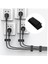 Kablo Klipsleri 4'lü Set, Kendinden Yapışkanlı Kablo Düzenleyici Tutucu, Masa Altı Duvar Yatak Başlığı Için Kablo Sabitleyici, Pc Bilgisayar USB Şarj Ethernet Kablo Bağı, Ev Ofis Için 4