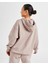 Sportswear Phoenix Fleece Oversize Pullover Hoodie Kadın Kapüşonlu Bol Kesim Sweatshirt Mor 2