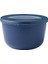 - Multi Bowl Cirqula Round - Kapaklı Saklama Kabı - Buzdolabı Için Hava Geçirmez Saklama Kutusu ve Mikrodalga Fırın Kabı Olarak Uygundur - 1000 ml - Nordic Denim 1
