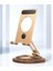Profesyonel Tok Aliminyum Stand Ahşap Tabanlı Business Model A Sınıfı Malzeme Döner Tablet Telefon Standı Masaüstü Stand Katlanabilir Cep Telefon Tutucu (JR-H102 - Rose Gold) 1