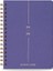 A5 Spiralli Keten 16 Aylık Akademik Ajanda - Lila 3