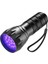 21 led 395nm güneş ışığı ultraviyole uv el feneri - blacklight - çok amaçlı 1
