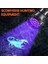 21 led 395nm güneş ışığı ultraviyole uv el feneri - blacklight - çok amaçlı 2