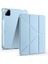 Xiaomi Pad 7/7 Pro ile Uyumlu Kılıf Tri Folding Silikon Kalem Bölmeli Katlanabilir Standlı Pu Deri Yumuşak Kapak, Tablet Kılıfı [kalem Alanı, Akıllı Kapak, Uyku Modlu], Mavi 1