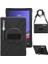 Galaxy Tab S8 Ultra/s9 ULTRA/S10 Ultra ile Uyumlu Kılıf Defender Askılı Zırhlı Tank Case X900 X910 X920 Siyah 2