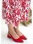 Morji Kırmızı Cilt Topuklu Ayakkabı - Lisinya 2