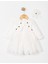 Kız Bebek Mevlütlük Dantelli Elbise Bandanalı 1
