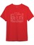 Basketball Court Tişört - Kırmızı 1