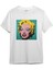 Andy Warhol / Marilyn Monroe Blue Tişört - Beyaz 1