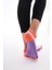 Colourful (Dikişsiz) Renkli % Pamuklu Kadın Çorabı,nefes Alabilen Terletmez Yumuşak Düz Patik Çorap 2