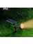 Kazıklı Çim Armatür Cata 7W Güneş Enerjili LED Çim Lambası Bahçe Ağaç Aydınlatma Lambası (Amber Işık) 2
