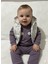 Tuembaby %100 Pamuk 1 Adet Sweatshirt+1 Adet Eşofman Altı+1 Adet Şişme Yelek Kız Bebek Takımı 1
