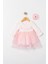 Kız Bebek Mevlütlük Elbise Dantelli Bandanalı 1