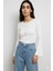 Kadın Bisiklet Yaka Fitilli Ispanyol Kol Bluz 1