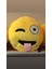 Dil Çıkartan Emoji Yastık 35 cm Büyük Boy Hediyelik Uyku Arkadaşı 1