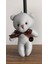 Sevimli Ayıcık Peluş Oyuncak Anahtarlık Uyku Arkadaşı Hediyelik 12 cm 1