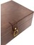 Kahve Gold Kulplu Deri Kutu 2