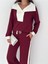Kadın Yaka Detaylı Şık ve Rahat Günlük Giyim Takım 2