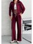 Kadın Fermuarlı Palazzo Şık Spor Eşofman Takım 2