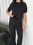 Kadın Modal Kumaş Kısa Kollu T-Shirt Eşofman Takımı 3