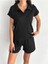 Kadın Modal Kumaş Polo Yaka T-Shirt Şortlu Takım 2