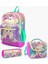 Kids Pembe Su Yeşili Unicornlu Kız Desenli 3’lü Okul Çanta Seti Ilköğretim Çanta Seti 1