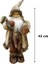 Yılbaşı Dekoru Kahverengi Kürklü Noel Baba Figürlü Süsleme Aksesuarı 45 Cm 3